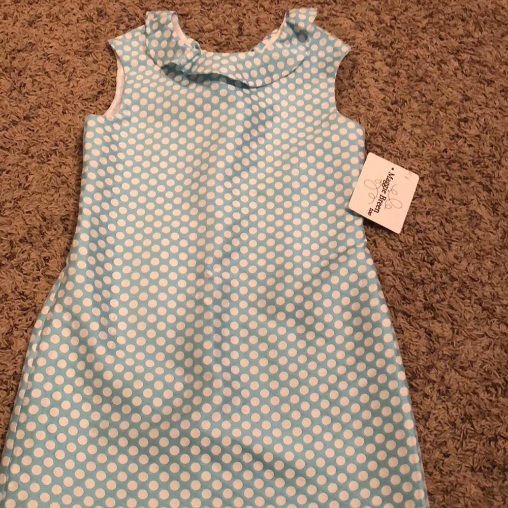 Maggie Breen too Ruffle Neck dress